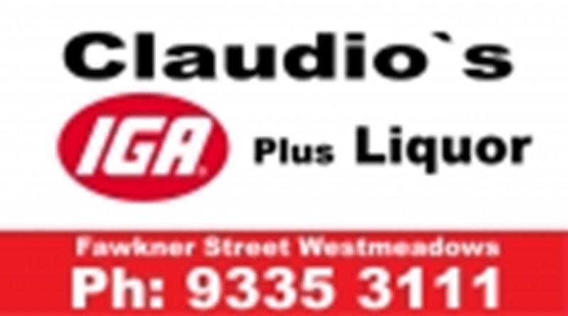Sponsor - Claudio's IGA