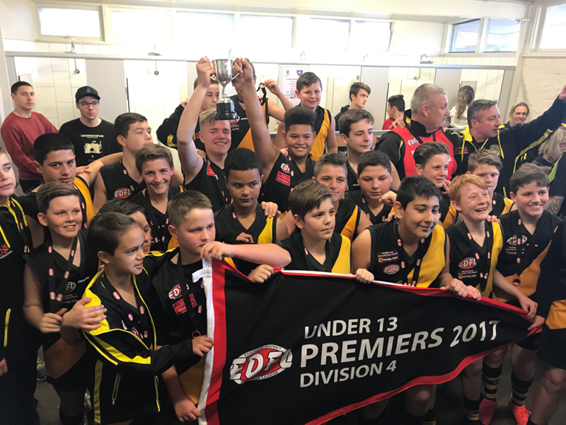 Premiership Success for the Under 13s !!!